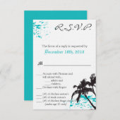 3,5x5 R.S.V.P. Kaart Beach Breeze Ocean Tropi (Voorkant / Achterkant)