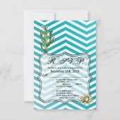 3.5x5 R.S.V.P. Kaart Boho Cacti Cactus Succulent B (Voorkant)