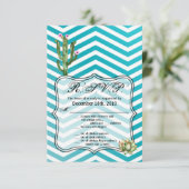 3.5x5 R.S.V.P. Kaart Boho Cacti Cactus Succulent B (Staand voorkant)