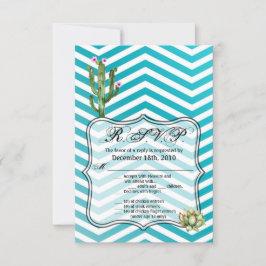 3.5x5 R.S.V.P. Kaart Boho Cacti Cactus Succulent B