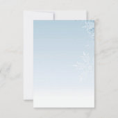 3.5x5 R.S.V.P. Kaart Crystal Snowflakes Wintersnee (Achterkant)