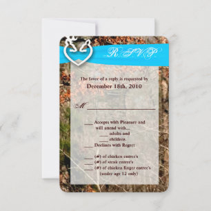 3,5x5 R.S.V.P. Kaart Deer Couple Doe Buck Camo