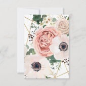 3.5x5 R.S.V.P. Kaart Geometrische Tuin Roos Anemon (Achterkant)