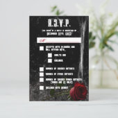 3.5x5 R.S.V.P. Kaart Haunting Adeline Zade Meadows (Staand voorkant)