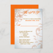 3.5x5 R.S.V.P. Kaart Herfst Filigree Herfstwerveli (Voorkant / Achterkant)