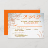 3.5x5 R.S.V.P. Kaart Herfst Filigree Herfstwerveli (Voorkant / Achterkant)