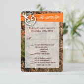 3.5x5 R.S.V.P. kaart Herten paar Doe Ree Camo (Staand voorkant)