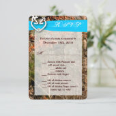 3.5x5 R.S.V.P.-kaart Hertenkoppel Hinde Hert Camo Kaart (Staand voorkant)