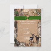 3,5x5 R.S.V.P. Kaart Hunters Camo Camoflauge Deer (Voorkant)