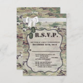 3.5x5 R.S.V.P. Kaart Leger Luchtmacht OCP Camo Uni (Voorkant / Achterkant)