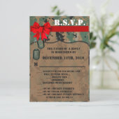 3,5x5 R.S.V.P. Kaart Marine DIGITAL PRINT Uni (Staand voorkant)