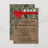 3,5x5 R.S.V.P. Kaart Marine DIGITAL PRINT Uni (Voorkant / Achterkant)