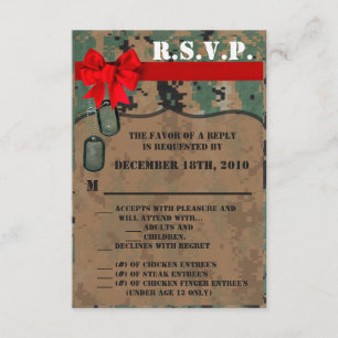 3,5x5 R.S.V.P. Kaart Marine DIGITAL PRINT Uni