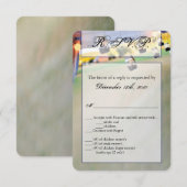 3.5x5 R.S.V.P. Kaart Mason Jar Kaarsenhouders Aant (Voorkant / Achterkant)