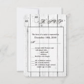 3.5x5 R.S.V.P. Kaart Mason Jar String Lights Wood (Voorkant)