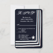 3.5x5 R.S.V.P. Kaart Navy Zomerjurk Blues Unifo (Voorkant)
