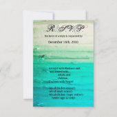 3.5x5 R.S.V.P. Kaart Ombre Frosting Blue (Voorkant)
