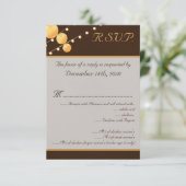 3.5x5 R.S.V.P. Kaart Papier Lantaarns Brow (Staand voorkant)