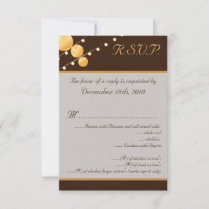 3.5x5 R.S.V.P. Kaart Papier Lantaarns Brow