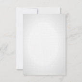 3.5x5 R.S.V.P.-kaart Pinguïns blijven elkaar trouw RSVP Kaartje (Achterkant)