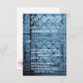 3.5x5 R.S.V.P. Kaart Rustieke Tin Panel Plafondtel (Voorkant / Achterkant)