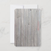 3.5x5 R.S.V.P. Kaart Schuur Houten Diamant Lintban (Achterkant)