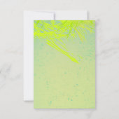 3.5x5 R.S.V.P. Kaart Spring Hibiscus Flower Hawaii (Achterkant)