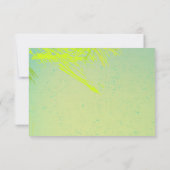 3.5x5 R.S.V.P. Kaart Spring Hibiscus Flower Hawaii (Achterkant)