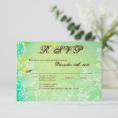 3.5x5 R.S.V.P. Kaart Spring Hibiscus Flower Hawaii (Staand voorkant)