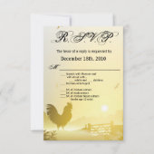 3.5x5 R.S.V.P. Kaart Sunny Morning Boerderij Count (Voorkant)