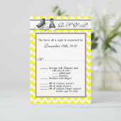 3,5x5 R.S.V.P. Kaart Teenage Sneakers Chevron Stri (Staand voorkant)