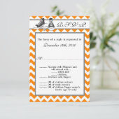 3,5x5 R.S.V.P. Kaart Teenage Sneakers Chevron Stri (Staand voorkant)