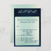 3.5x5 R.S.V.P. Kaart Tiener Frosted Glass Mirror (Voorkant / Achterkant)