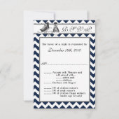 3.5x5 R.S.V.P. kaart tiener sneakers chevron stree (Voorkant)