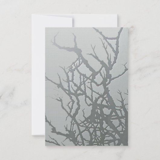 3,5x5 R.S.V.P.-Kaart van glas met grijpbeweging Kaart (Achterkant)