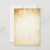 3.5x5 R.S.V.P.-kaart Vintage ceremonie ringuitwiss Kaart (Achterkant)