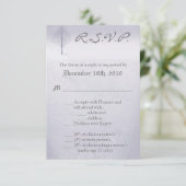 3.5x5 R.S.V.P. Kaart Winter Wonderland Trees Snow (Staand voorkant)