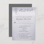 3.5x5 R.S.V.P. Kaart Winter Wonderland Trees Snow (Voorkant / Achterkant)