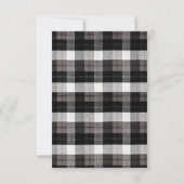 3.5x5 R.S.V.P. Kaart XMAS Truck Buffalo Plaid (Achterkant)