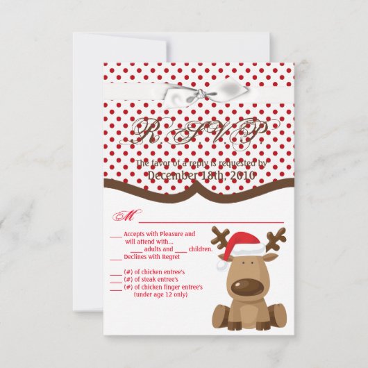 3.5x5 R.S.V.P. Kaart XMAS Vrachtwagen Kerst Buffel (Voorkant)