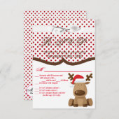 3.5x5 R.S.V.P. Kaart XMAS Vrachtwagen Kerst Buffel (Voorkant / Achterkant)