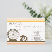 3.5x5 R.S.V.P Reply Kaart Carnaval (Staand voorkant)