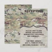 3.5x5 Receptie Kaart Army Air Force OCP Camo Unif (Voorkant / Achterkant)