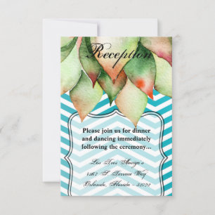 3.5x5 Receptie Kaart Boho Cacti Cactus Succulent