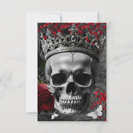 3.5x5 Receptie Kaart Katoen Haunting Adeline Zade (Achterkant)