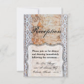 3.5x5 Receptie Kaart Land Schuur Houten Kant Trim (Voorkant)