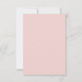 3,5x5 Roze en Zwarte Stripes RSVP Kaartje (Achterkant)