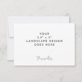 3,5x5" RSVP bijlage kaart afdruk sjabloon (Achterkant)