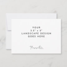 3.5x5" RSVP Bijlagekaart Afdruksjabloon