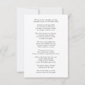 3.5x5 Thank You Custom Funeral Photo Sympathy Bedankkaart (Achterkant)